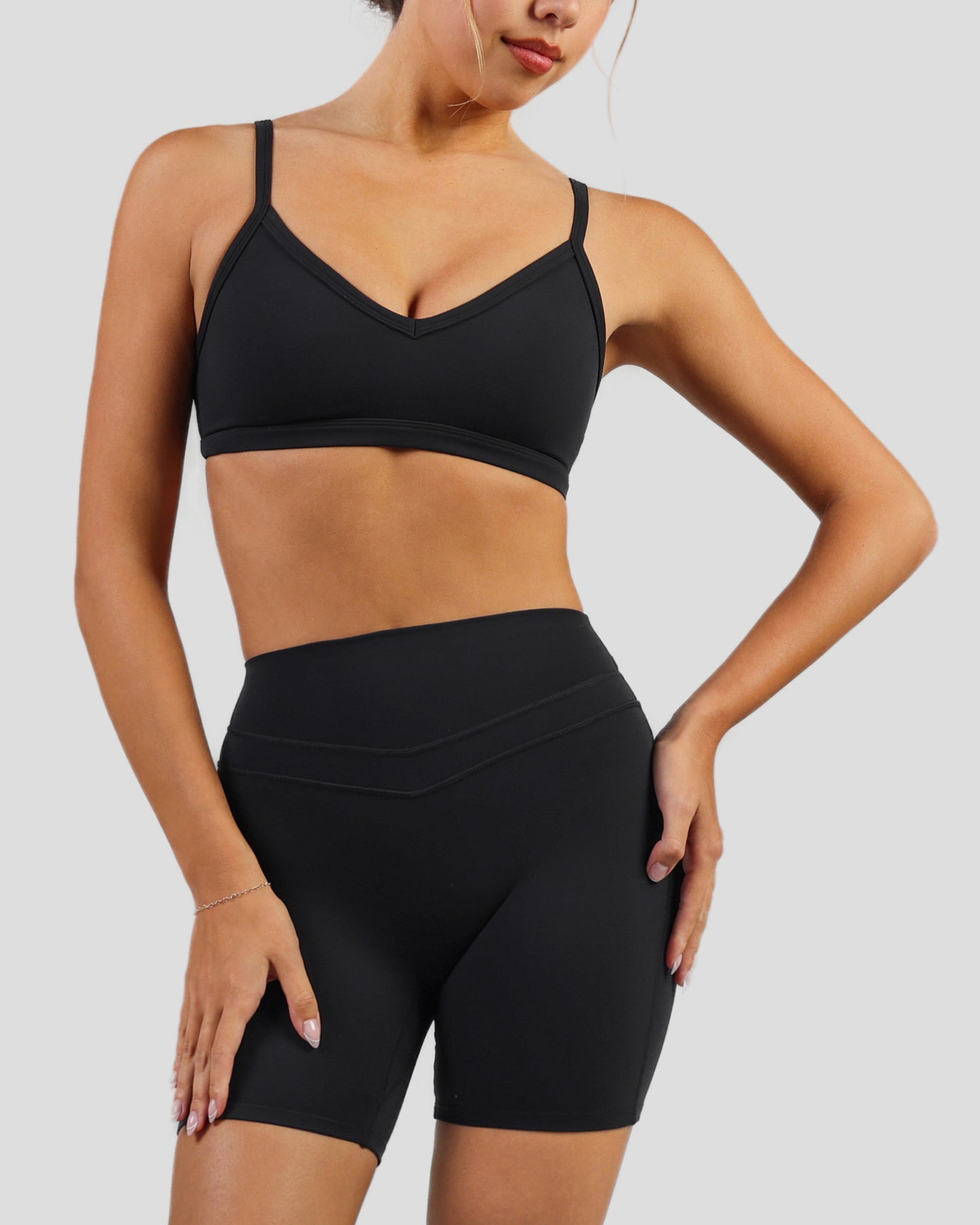Blossom Double Banded Workout Shorts