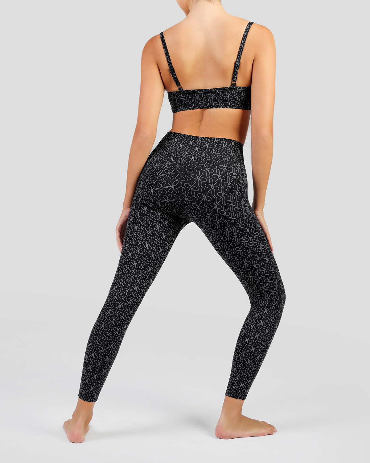 Blossom Double Banded Workout Leggings