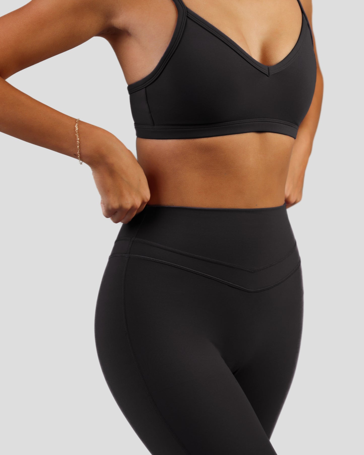 Blossom Double Banded Workout Leggings