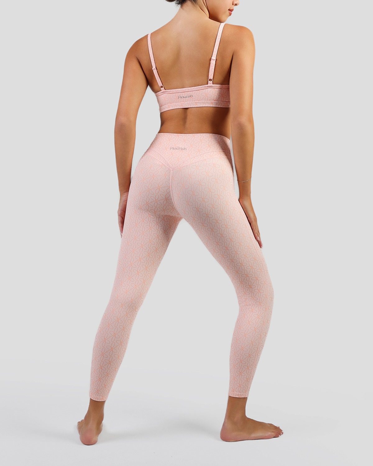 Blossom Double Banded Workout Leggings